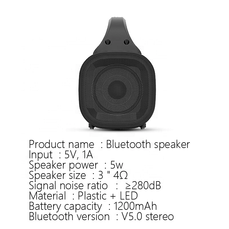 Typical series new bluetooth speaker portable outdoor cylinder bluetooth speaker with karaoke function