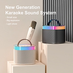 Wholesale price Portable Colors LED Light bluetooth speaker portable mobile phone wireless mini Subwoofer LED Stereo speaker