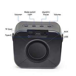 Portable Mini Wireless Bluetooth Speaker USB Stereo Sound Music Box Speakers with Microphone