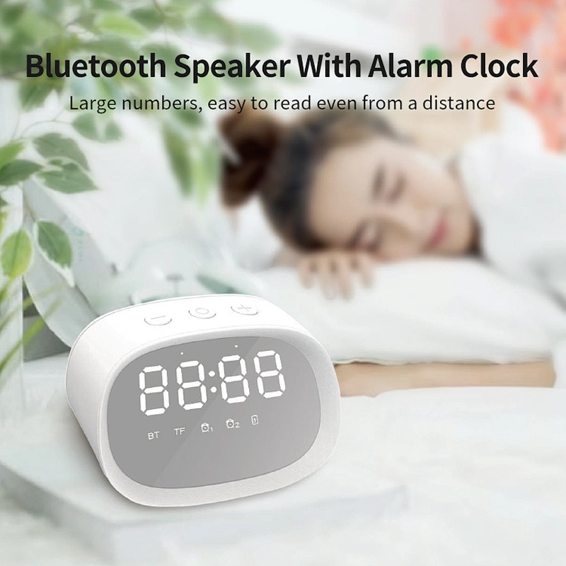 Charging 15w wireless charger led alarm clock speaker bluetooth