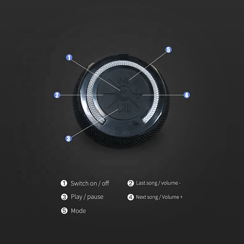 merison manufacture custom IPX4 2 inch mini haut-parleur 4 ohm 5 watt bocina bluetooth speaker