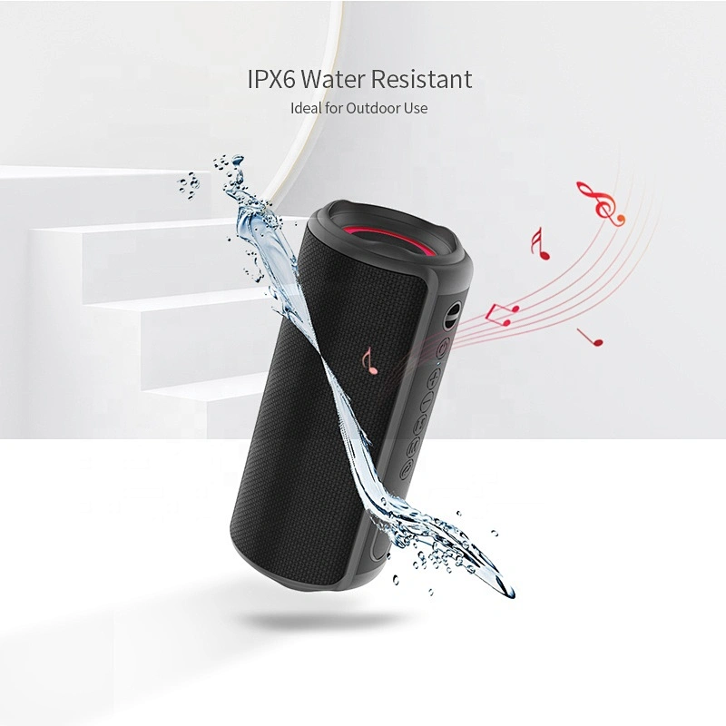 Dongguan Factory Outdoor IPX6 Water Proof Bocinas-Bluetooth RGB Professional Subwoofer High End Led Light Bluetooth Speakers