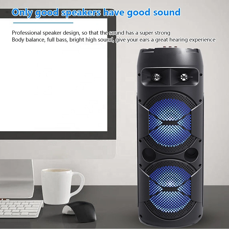 8 inch 40W big power usb port professional dj large speakers bluetooth big size karaoke