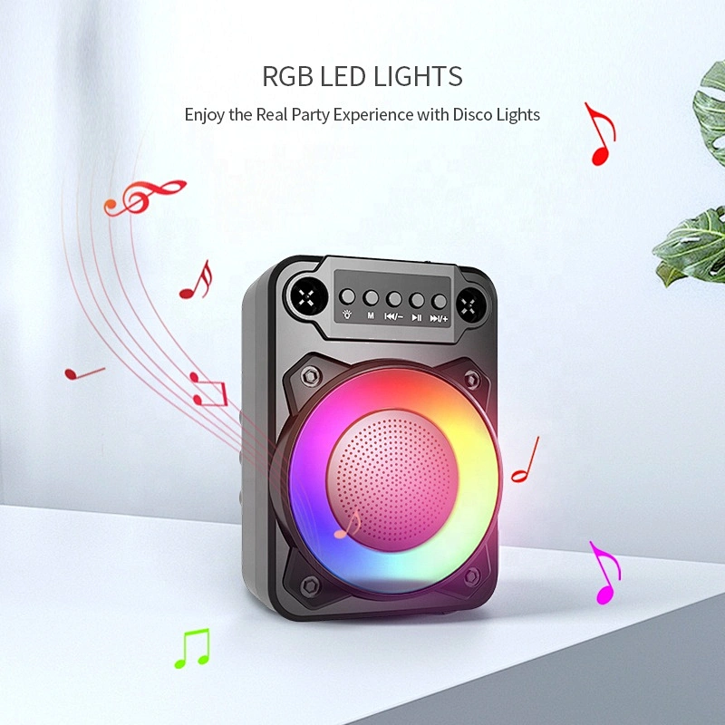 ODM OEM Factory 3 inch Altavoz Inalambrico rgb Portable Full Range Mini Wireless Bluetooth Speakers Music Player