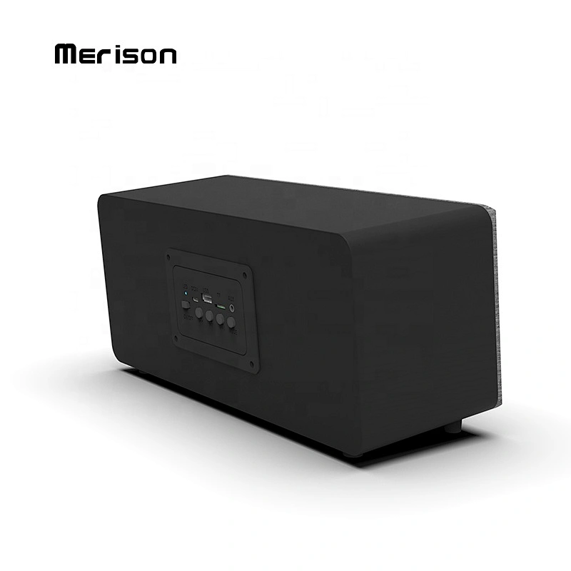 myon subwoofer caixa de som 10w wooden retro 4 ohm fabric bluetooth speaker