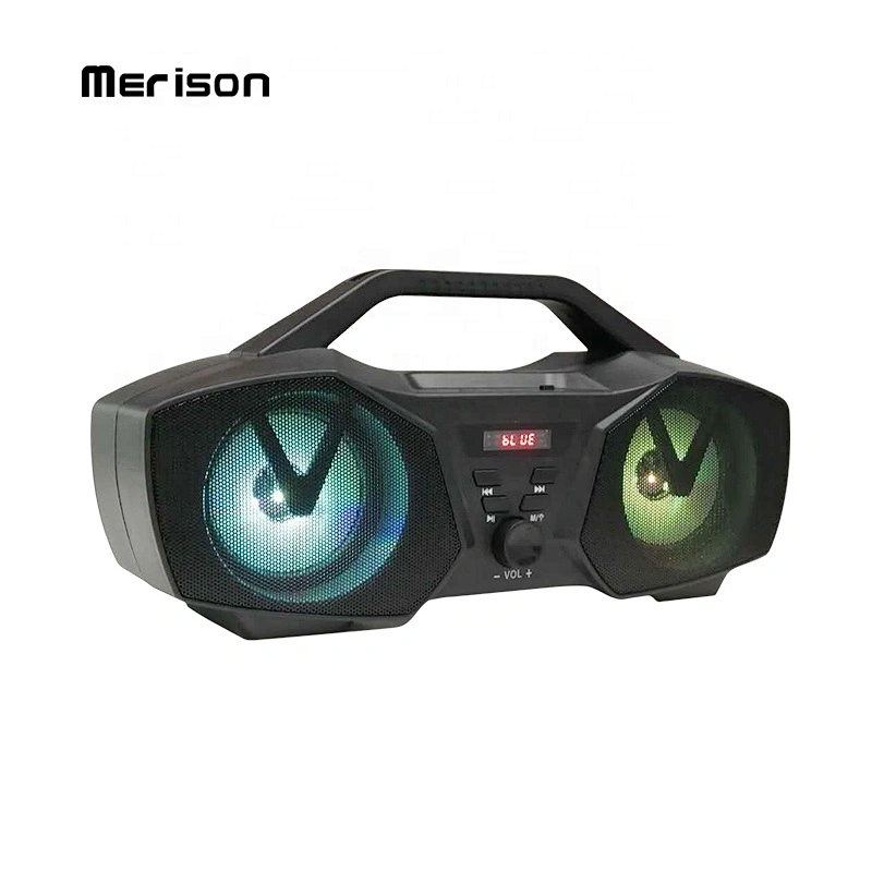 TWS Aux-in FM Radio rechargeable battery outdoor portable 5.0 bluetooth wireless speaker