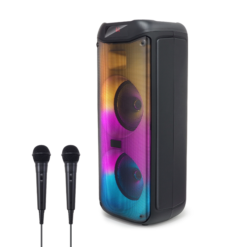 Party Karaoke Home Theatre Sound System Dual Loudspeaker Subwoofer Audio Amplifier Wireless Bluetooth Speakers