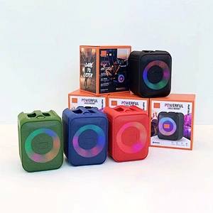 Hot Selling Professional Bass Mini Portable Square Mobile Music Subwoofer Bocinas Bluetooth Speaker Wireless With FM Radio