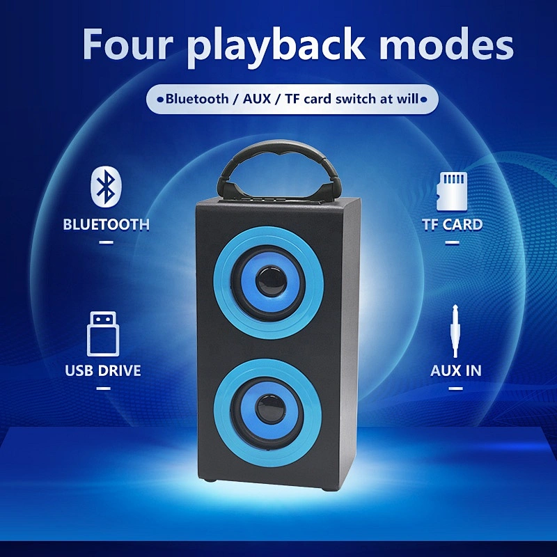 Portable Audio Player Karaoke Cheap Microphone Speaker Player Wireless Shenzhen Factory OEM Subwoofer Bluetooth Speaker