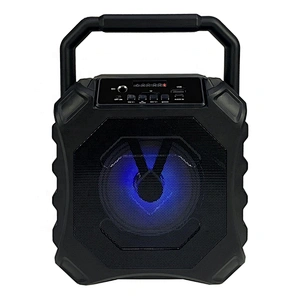 portable plastic 5w subwoofer tws dj led gaming light wireless bluetooth speaker