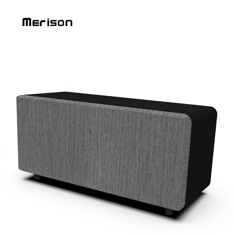 myon subwoofer caixa de som 10w wooden retro 4 ohm fabric bluetooth speaker