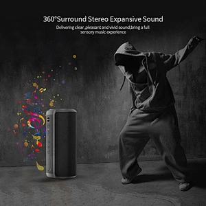 Dongguan Factory Outdoor IPX6 Water Proof Bocinas-Bluetooth RGB Professional Subwoofer High End Led Light Bluetooth Speakers