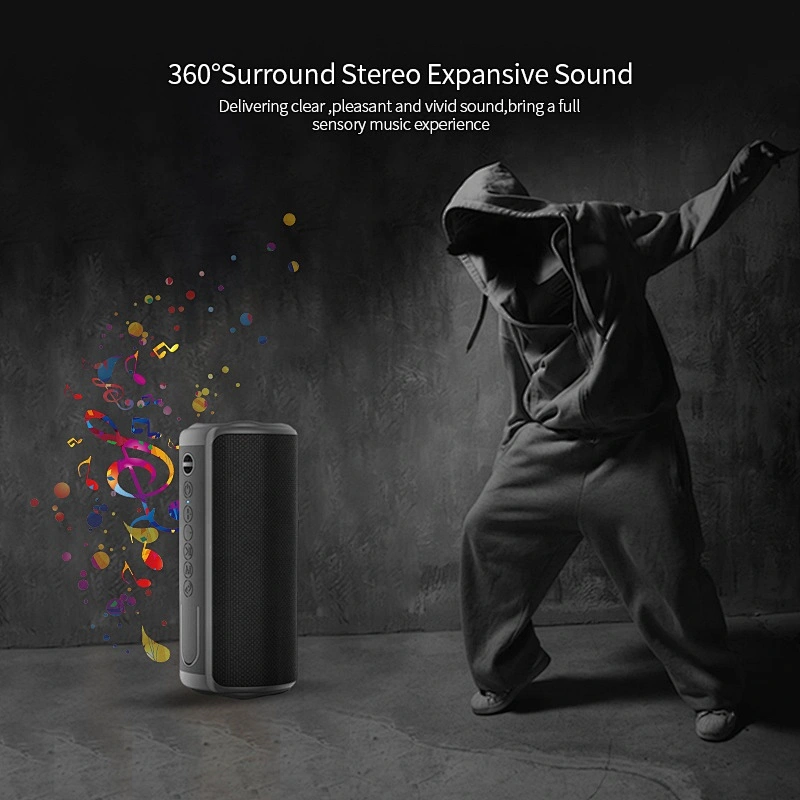Dongguan Factory Outdoor IPX6 Water Proof Bocinas-Bluetooth RGB Professional Subwoofer High End Led Light Bluetooth Speakers