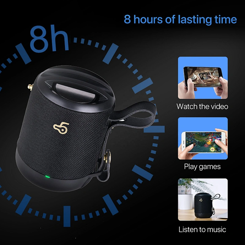 Custom music outdoor 5w 4 ohm 3d sound bluetooth speaker high quality mini plastic