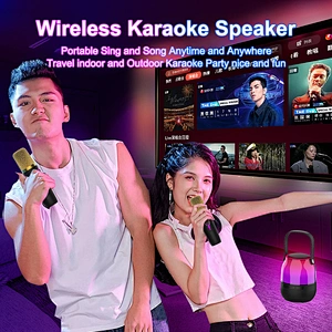 New Design Mini Portable LED Light Decoration Lamp Bluetooth Speaker