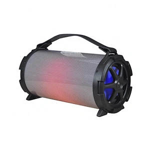 Outdoor Portable Wireless Speaker with USB/TF /FM/AUX IN/Karaoke/Color Changing Lights