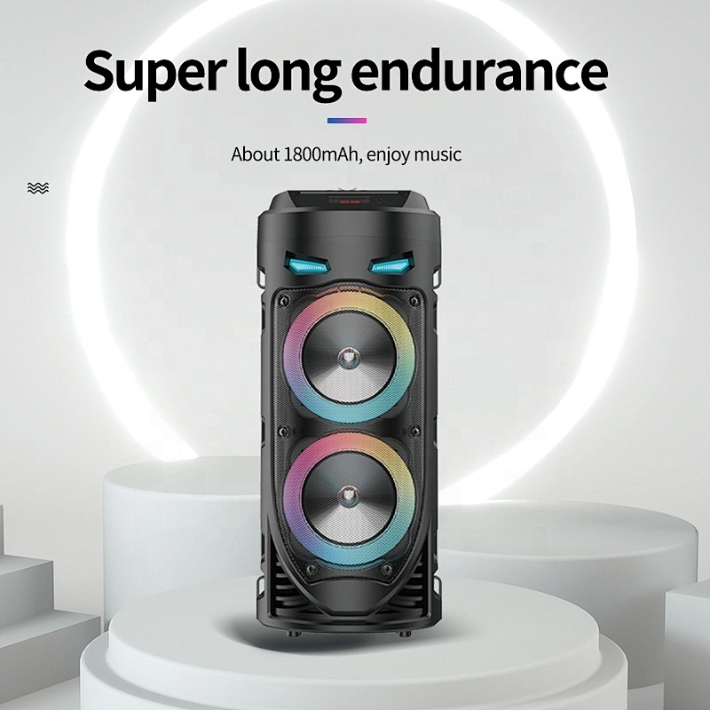 10w rechargeable subwoofers parlante wireless aux outdoor small woofers bluetooth party speakers