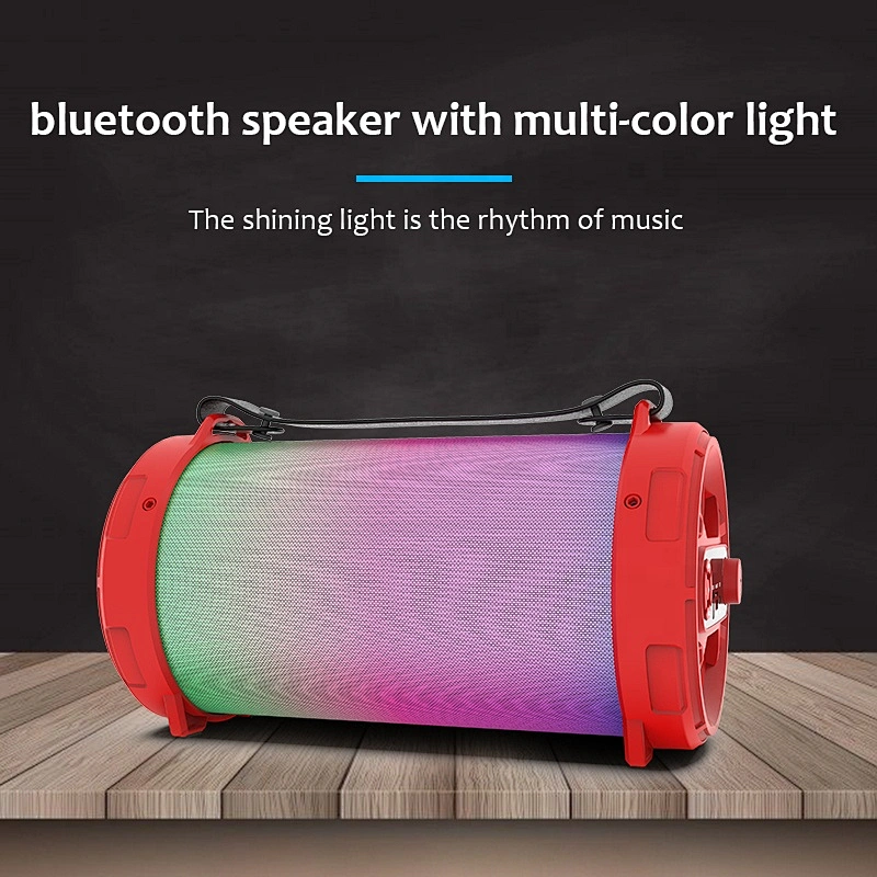 LED light sound wireless handheld directional speaker with Karaoke microphone Function