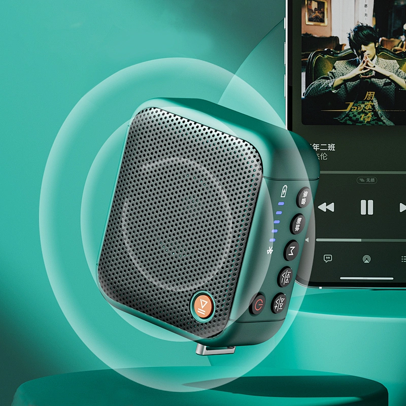 customization mini megaphone bluetooth USB portable smart speaker megaphone