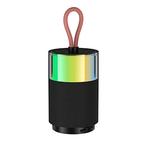 2023 Bass Bluetooth Cylindrical Full Color Light Mini Speaker Portable Wireless Stereo Music Player