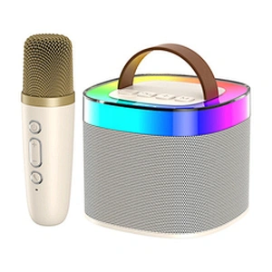 Wholesale price Portable Colors LED Light bluetooth speaker portable mobile phone wireless mini Subwoofer LED Stereo speaker