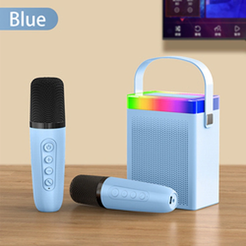 Cheap Price Multifunctional Karaoke Small Portable Music Wireless BT Speaker with Microphone