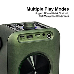 New Mini Portable Microphone Audio integrated Microphone Home Singing Karaoke Family Wireless BT Outdoor Portable Speaker