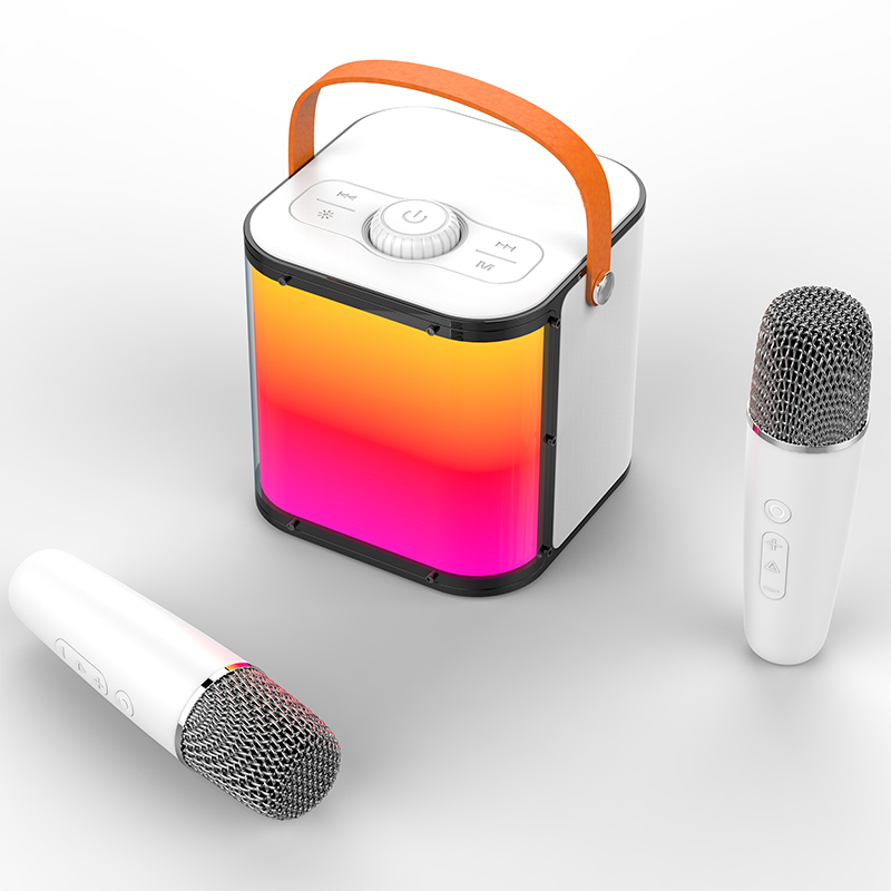 High Quality Music Dazzle Sound Atmosphere Light Subwoofer Wireless Bluetooth Speaker with Microphone