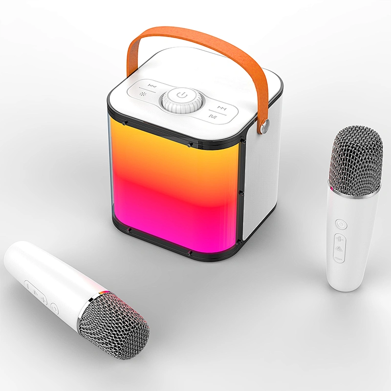 High Quality Music Dazzle Sound Atmosphere Light Subwoofer Wireless Bluetooth Speaker with Microphone