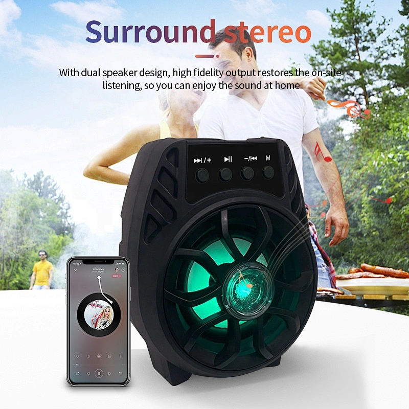 ibastek mini parlantes portatil mp3 player altavoz 3w universal portable black handle wireless mobile bluetooth speaker with tws