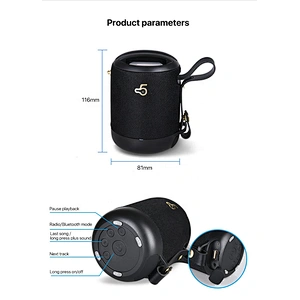 Custom music outdoor 5w 4 ohm 3d sound bluetooth speaker high quality mini plastic