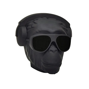 Customised Black 4ohm 5 watt Full Range Animal Monkey Wireless Speakers Bluetooth Original
