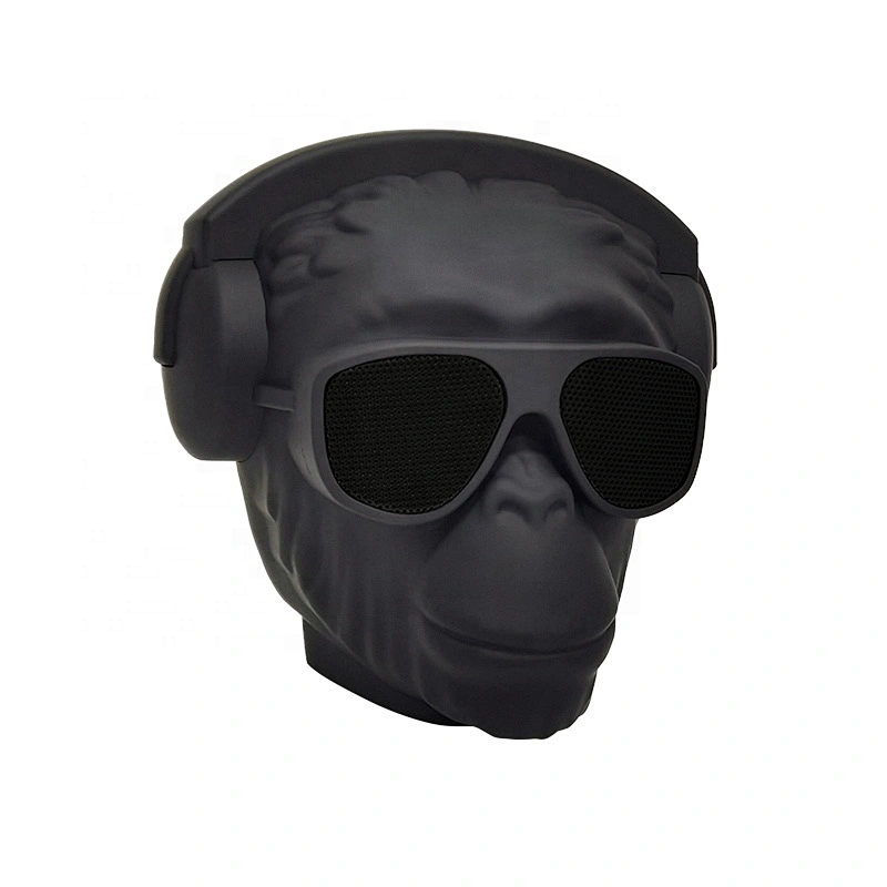 Customised Black 4ohm 5 watt Full Range Animal Monkey Wireless Speakers Bluetooth Original
