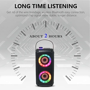 Manufacturer 20 watt handsfree caixa de som bluetooth dj Karaoke altavoz bluetooth portable speaker wireless with handle