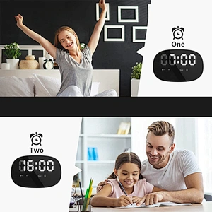 Charging 15w wireless charger led alarm clock speaker bluetooth