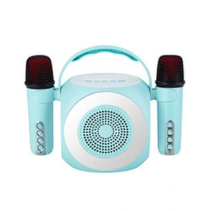 Wireless Karaoke Microphone for Kids Portable Speaker BT-Compatible Speaker with Microphone for Kids Birthday Gifts