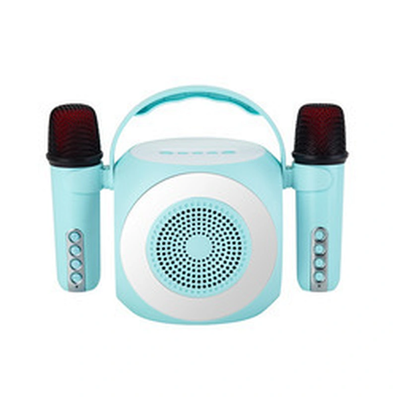 Wireless Karaoke Microphone for Kids Portable Speaker BT-Compatible Speaker with Microphone for Kids Birthday Gifts