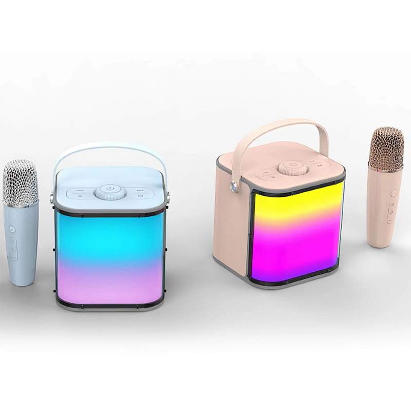 High Quality Music Dazzle Sound Atmosphere Light Subwoofer Wireless Bluetooth Speaker with Microphone