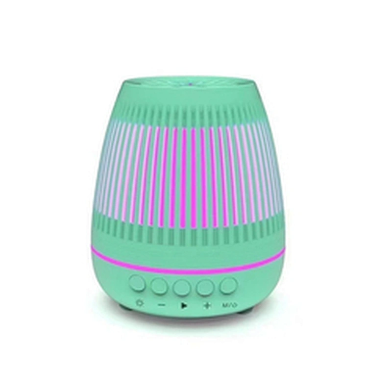 Hot Sale Stereo Mini Speakers LED Colorful Atmosphere Light Speakers Portable Wireless Ceiling Mini Speaker Ball