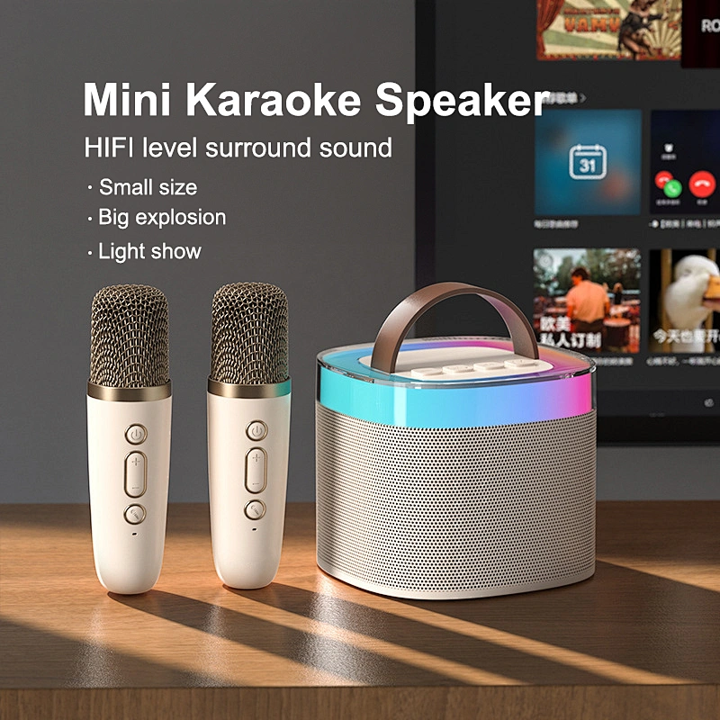 Wholesale price Portable Colors LED Light bluetooth speaker portable mobile phone wireless mini Subwoofer LED Stereo speaker