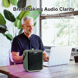 New Mini Portable Microphone Audio integrated Microphone Home Singing Karaoke Family Wireless BT Outdoor Portable Speaker
