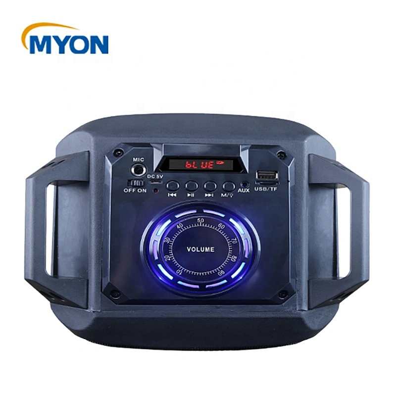 New Model Portable Wooden Speaker With USB TF Card AUX FM Radio Wireless Bluetooth Speaker Karaoke System For Smart Phone Laptop