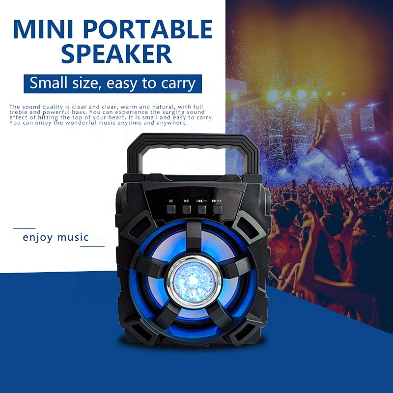 multifunction portable TWS 3.5mm microphone outdoor 2 ohm loud speaker