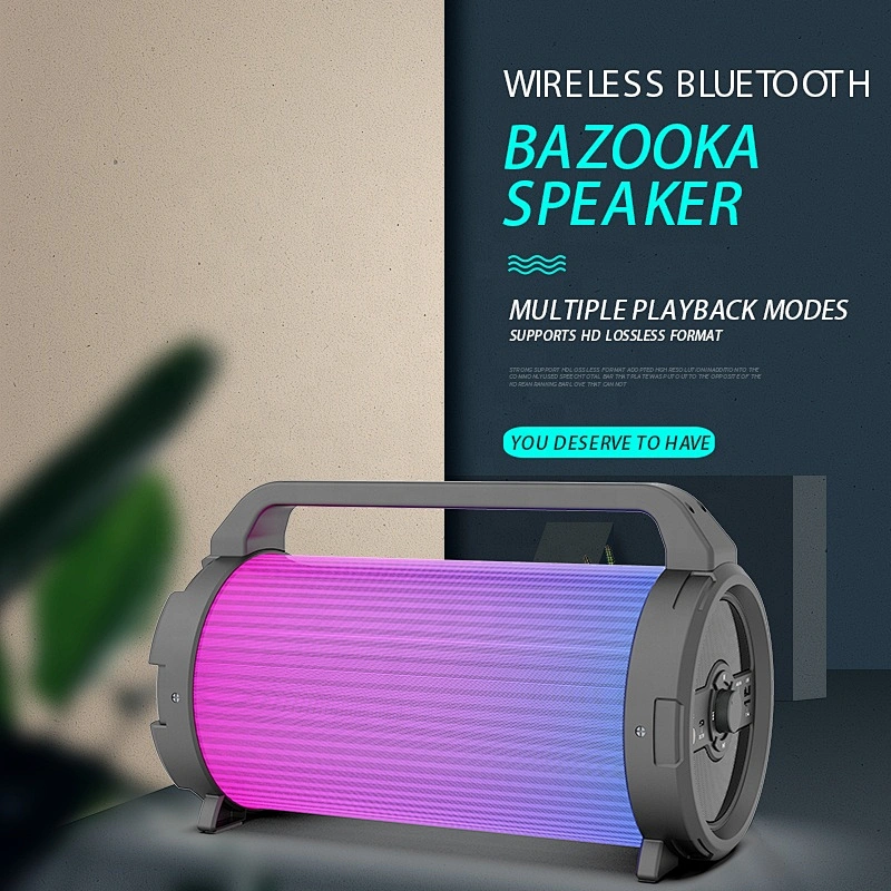 portable bluetooth microphone karaoke surround sound system loud boombox speaker