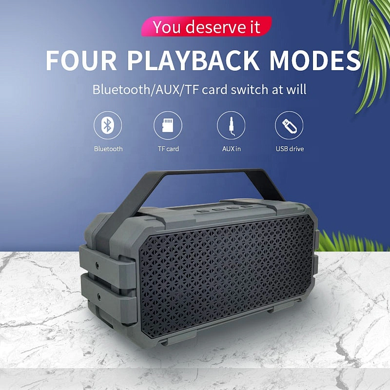 ibastek professional big 30W wireless outdoor concert karaoke video bluetooth speakers for house