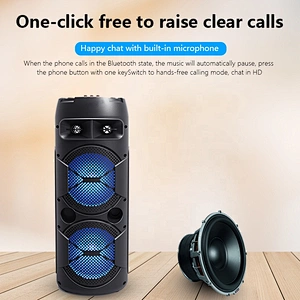 8 inch 40W big power usb port professional dj large speakers bluetooth big size karaoke
