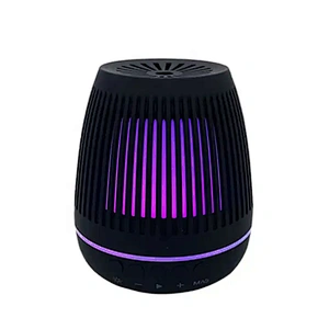 Hot Sale Stereo Mini Speakers LED Colorful Atmosphere Light Speakers Portable Wireless Ceiling Mini Speaker Ball