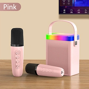Cheap Price Multifunctional Karaoke Small Portable Music Wireless BT Speaker with Microphone