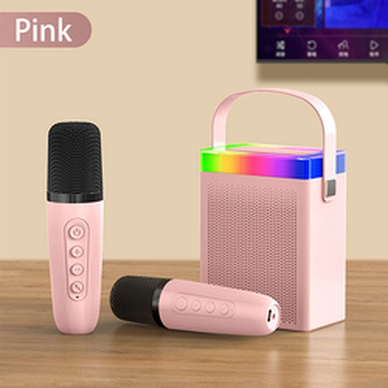 Cheap Price Multifunctional Karaoke Small Portable Music Wireless BT Speaker with Microphone