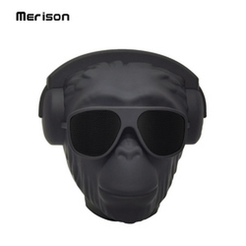 Customised Black 4ohm 5 watt Full Range Animal Monkey Wireless Speakers Bluetooth Original